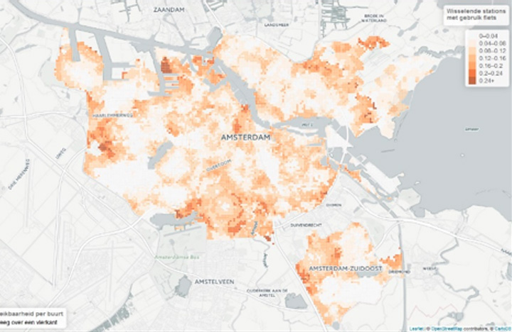 The impact of bicycles on journey planning